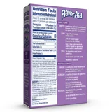Photo 5: Flavor Aid Grape Pitcher Packs: nutrition panel on the box